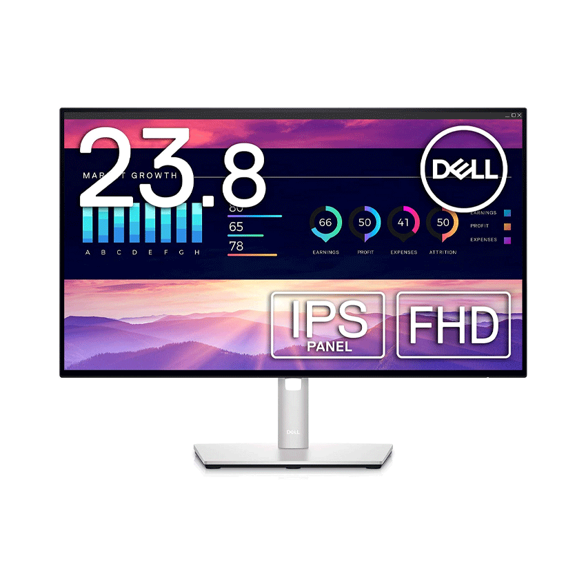 Màn hình Dell E2422H (23.8inch/FHD/IPS/60Hz/8ms/250nits/DP+Dsub)